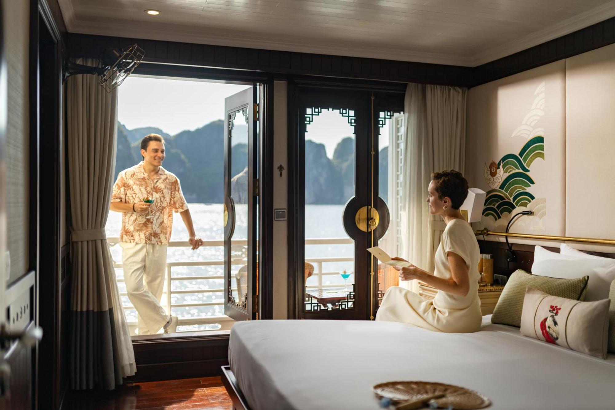 ホテル The Au Co Cruise - Managed By Bhaya Cruise ハロン エクステリア 写真